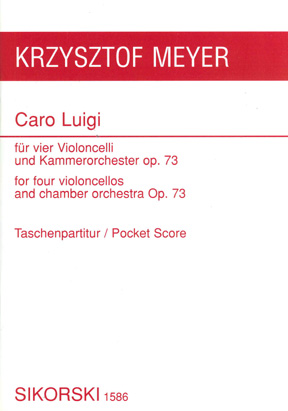 Caro Luigi, Op.73 (Study score)