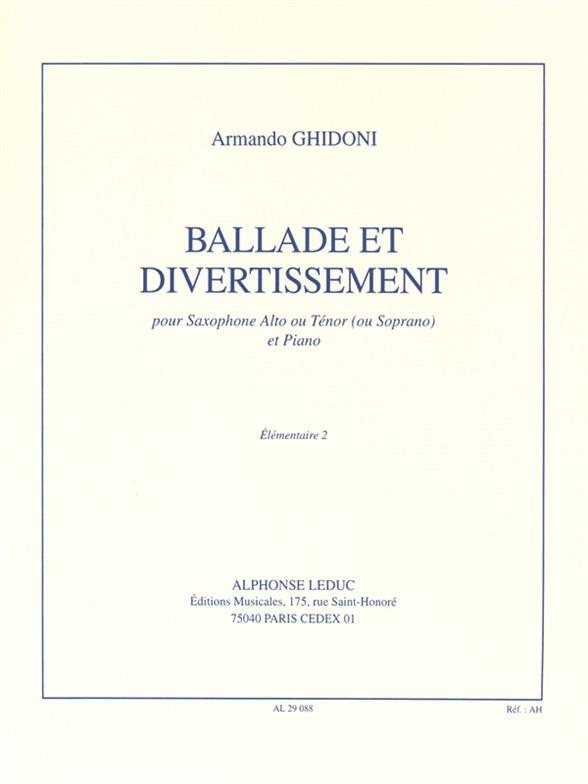 Ballade et divertissement