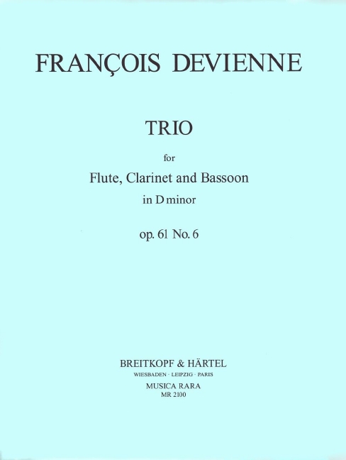 Trio in D minor, Op.61 No.6 (Set of parts)