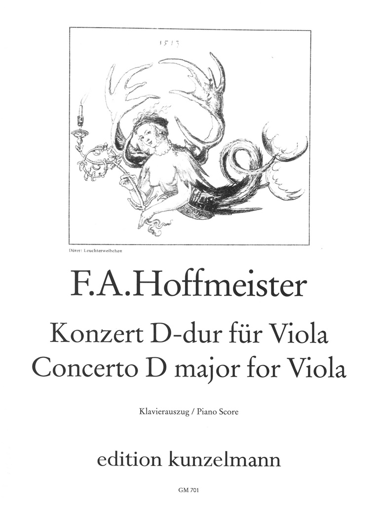 Konzert D-dur für Viola und Klavier