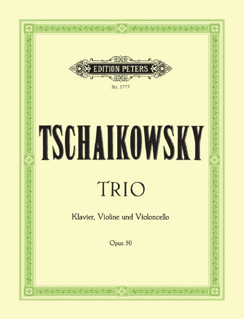 Piano trio in a, Op.50 (Parts)