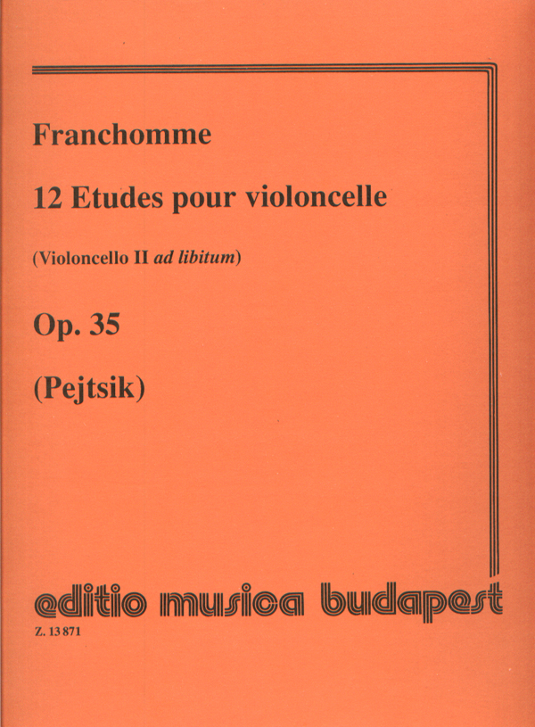 12 Etudes, Op.35 (Violoncello II ad lib)