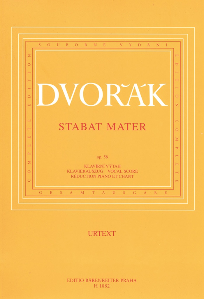 Stabat mater, Op.58 (Klavierauszug)