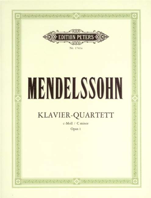 Klavierquartett in c, Op.1