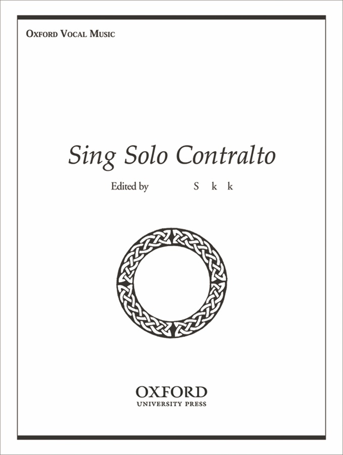 Sing solo contralto