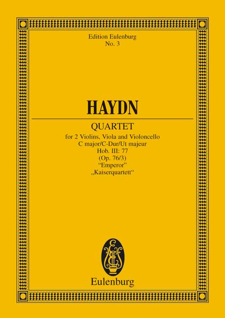 Streichquartett C-dur, Op.76/3 (Study score)