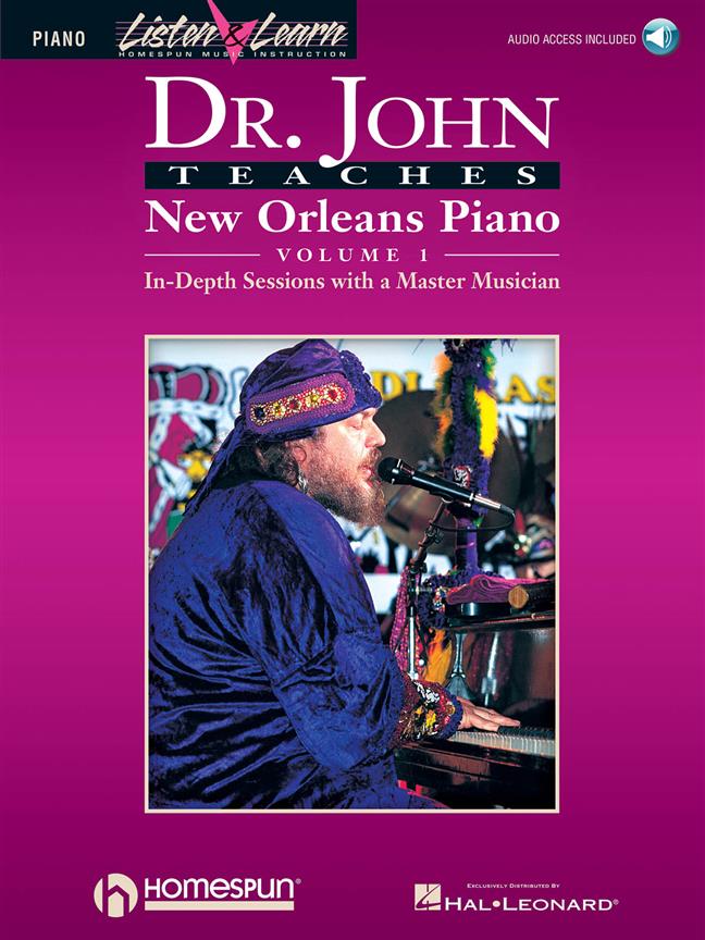 Dr.John teaches New Orleans piano 1