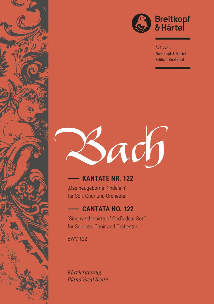 Cantata, BWV.122 Sing we the birth of God's dear Son (Vocal score)