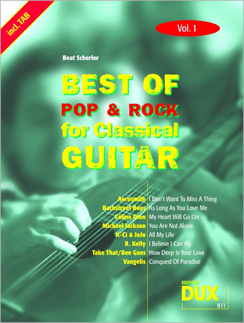 Best of Pop & Rock for Classical Guitar - Vol.1