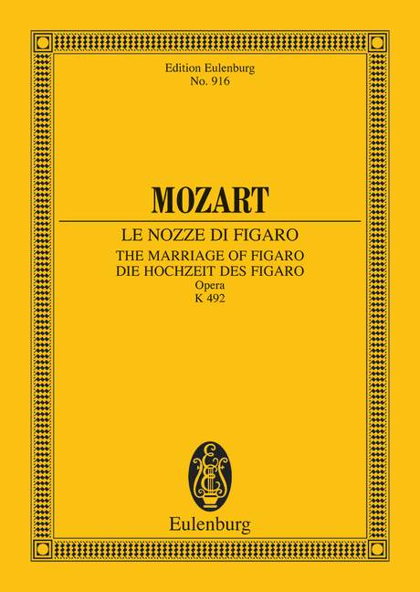 Die Hochzeit des Figaro (Study score)