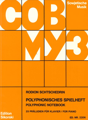 Polyphonishes Spielheft (25 Präludien)