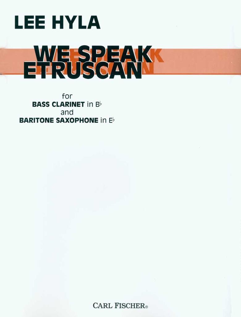 We speak Etruscan