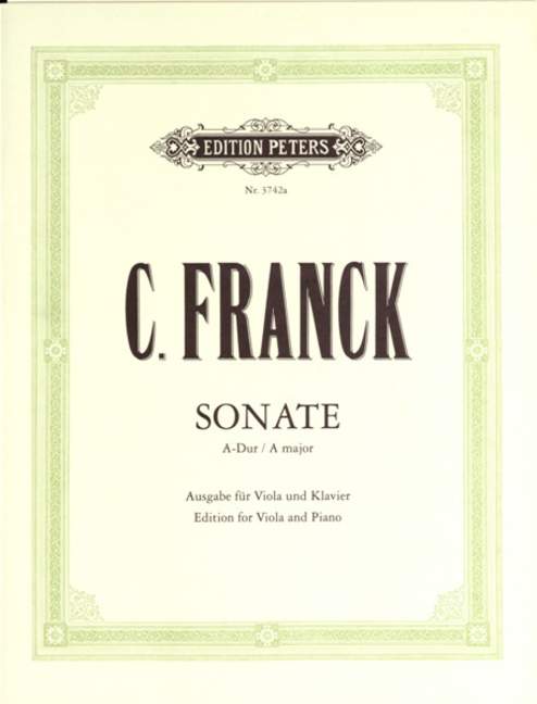 Sonate in A-dur fur Viola und Klavier