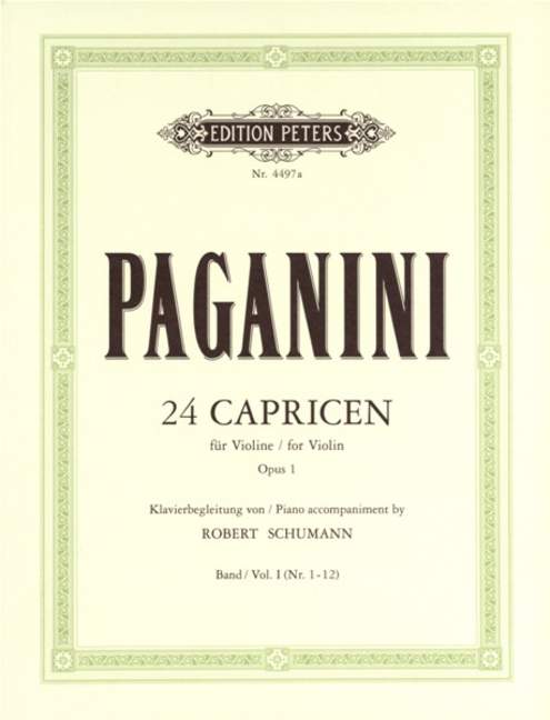 24 Capricen, Op.1 - Band 1 (Klavierbegl.)