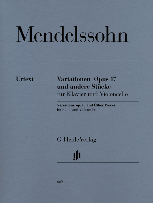 Variationen, Op.17 und andere Stücke (HENLE)