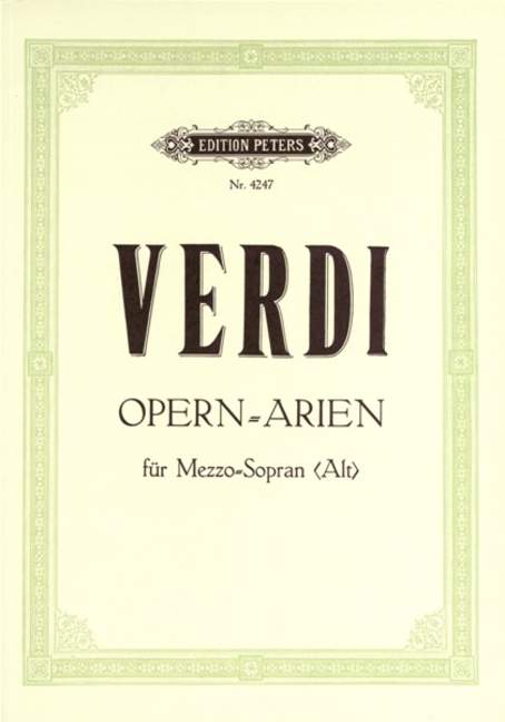 Arienalbum fur Mezzosopran (Alt)