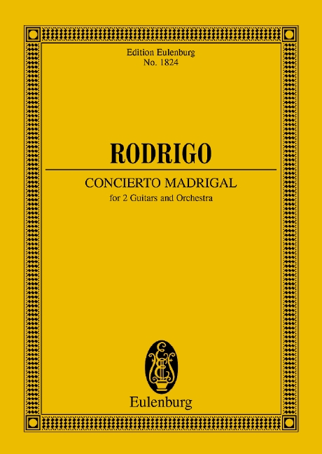 Concierto madrigal (Study score)