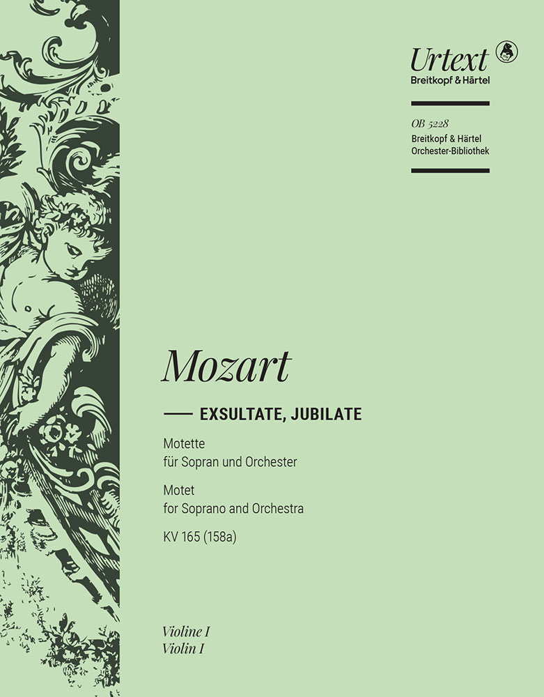 Exsultate, jubilate, KV.165 (158a) (Violin 1)