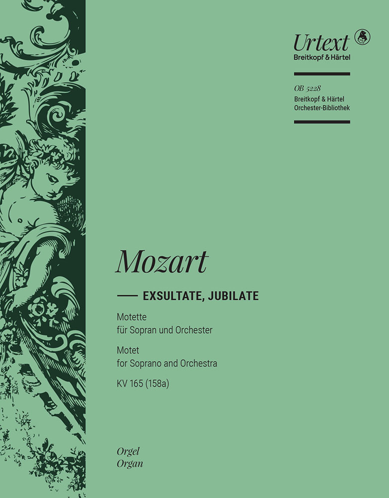 Exsultate, jubilate, KV.165 (158a) (Organ)