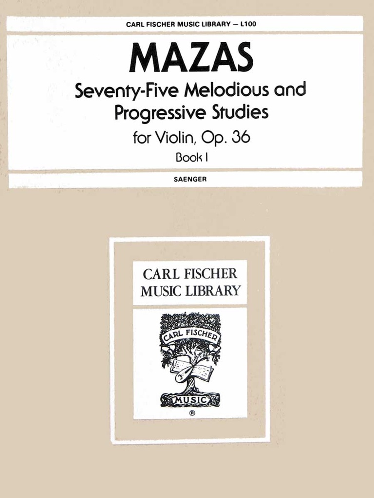 75 Melodious and Progr. Studies, Op.36/1