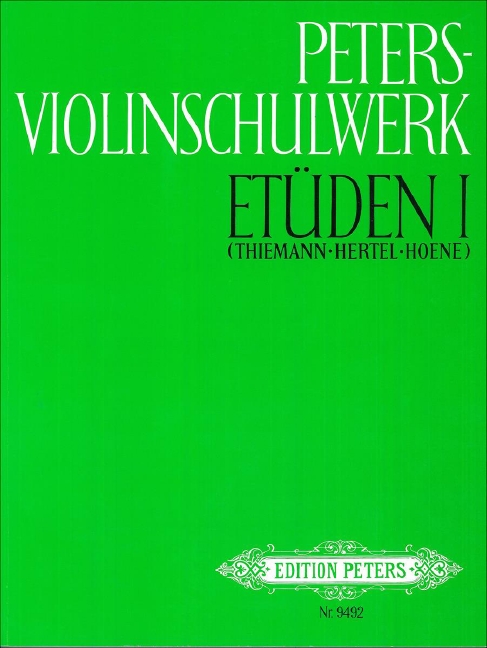 Peters Violinschulwerk Etuden - Vol.1