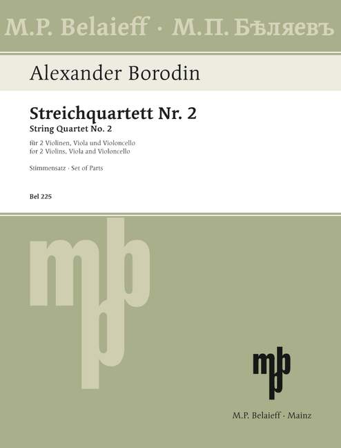 Streichquartett D-dur Nr.2 (Stimmen)