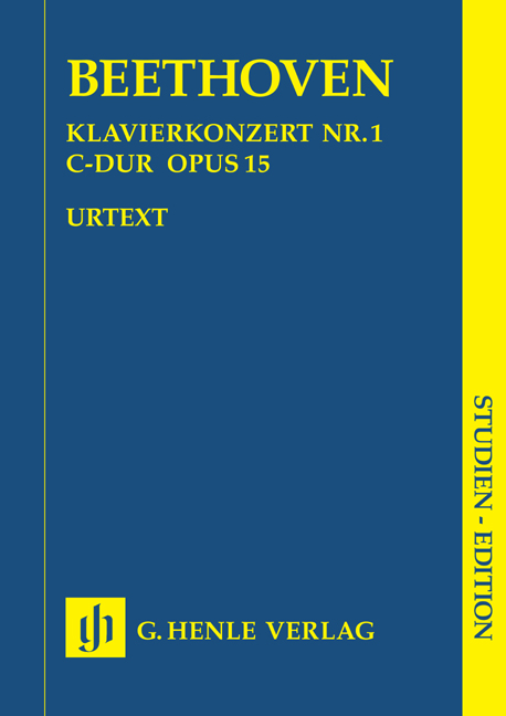 Klavierkonzert Nr.1 C-dur, Op.15 (Study score)