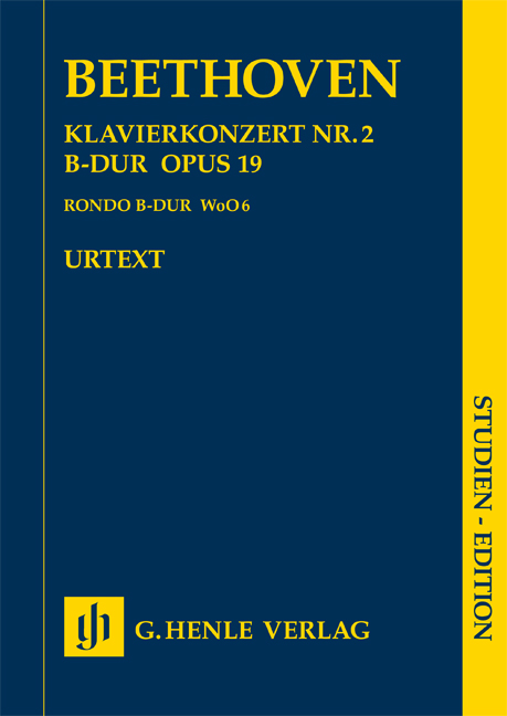 Klavierkonzert Nr.2 B-dur, Op.19 (Study score)