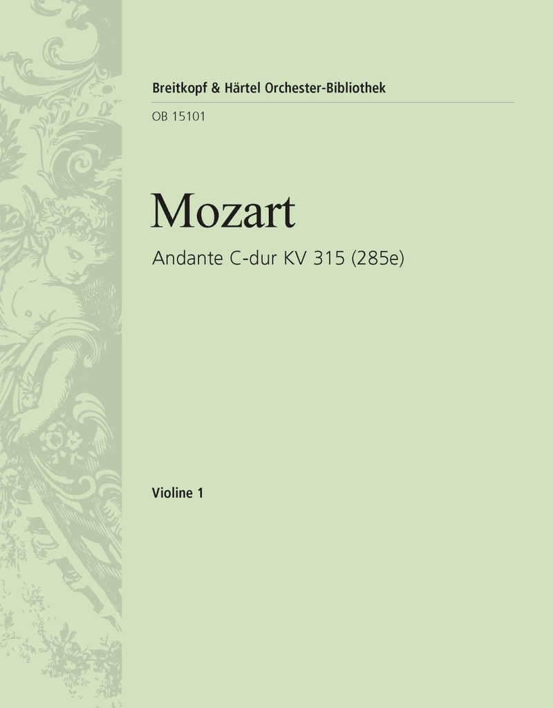 Andante in C major, KV.315 (285e) (Violin 1)