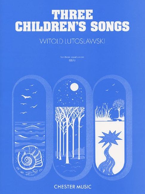 3 Children's songs (Vocal score)