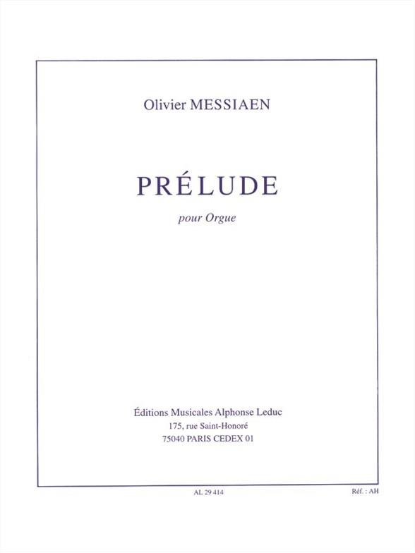 Prélude pour orgue