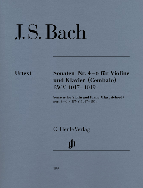 Violin Sonatas no. 4-6, BWV.1017-1019