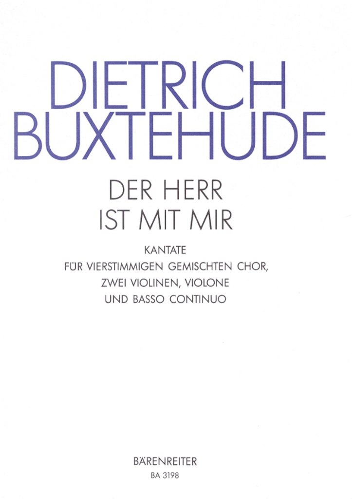 Der Herr ist mit mir, BuxWV.15 (Score & parts)