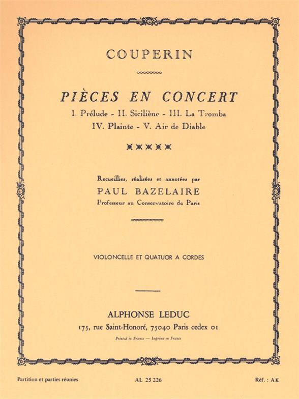 Pièces en concert