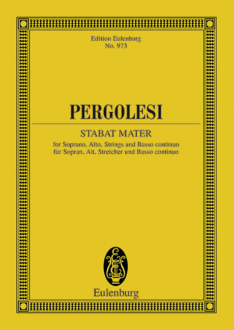 Stabat mater (Study score)