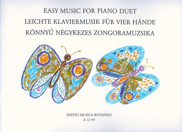 Easy music for piano duet