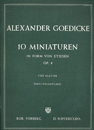 10 Miniaturen, Op.8