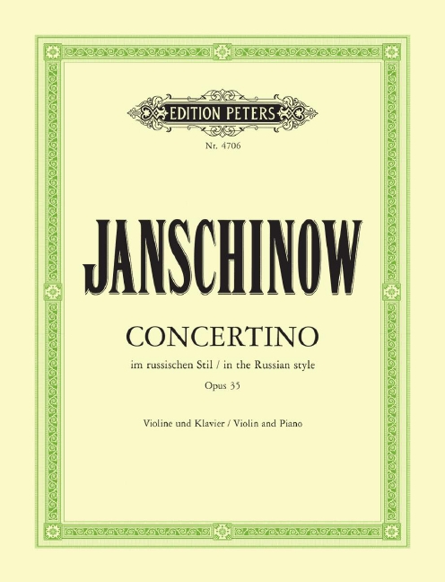 Concertino im russischen Stil, Op.35