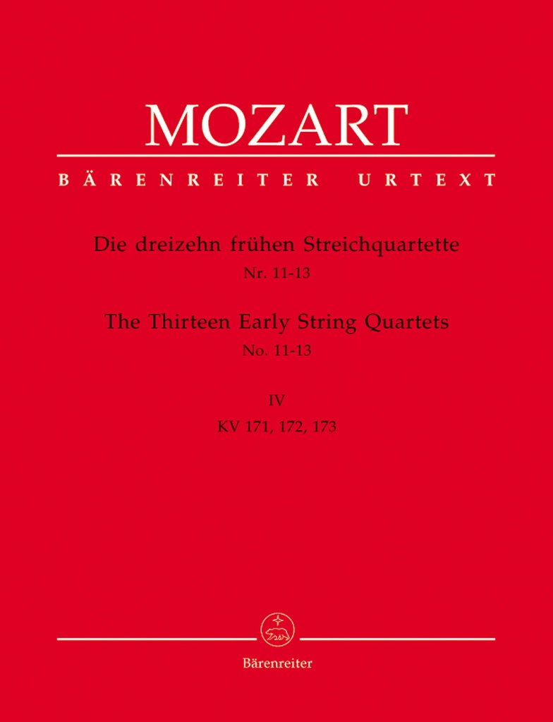 13 Early String Quartets - Vol.4 (Parts)