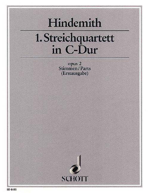 String Quartet No.1 in C-dur, Op.2 (Set of parts)