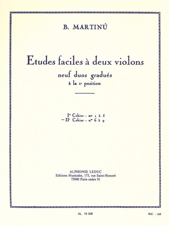 Etudes Faciles à 2 Violons - Vol.2