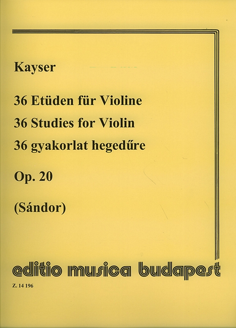 36 Etudes, Op.20