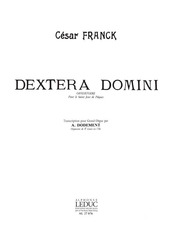 Dextera domine