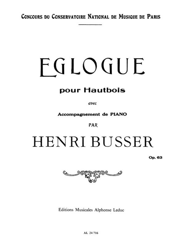 Eglogue, Op.63