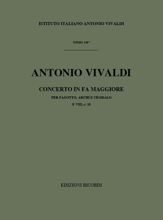 Concerto in fa, RV.488 (Full score)