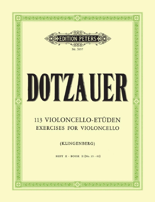113 Violoncello Etuden - Band 2