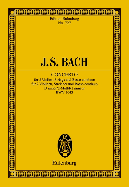 Double concerto, BWV.1043 (Study score)