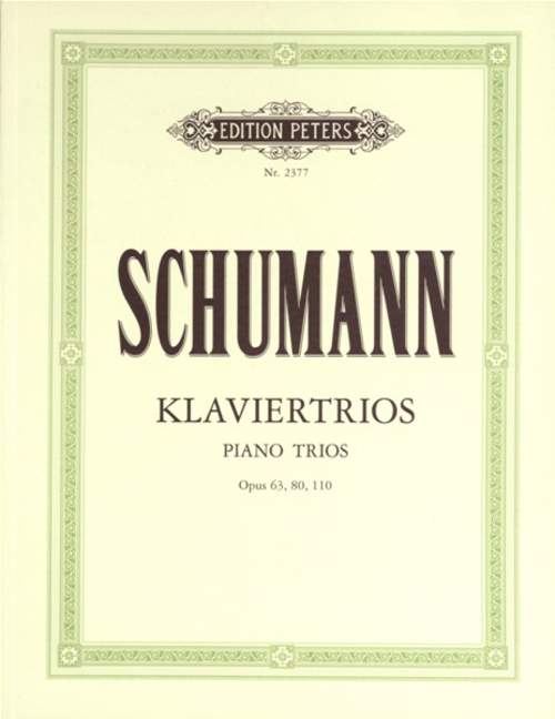 Samtliche Klaviertrios, Op.63-80-110