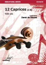 12 Caprices  voor Viool Solo - Deel 1 (1-6)