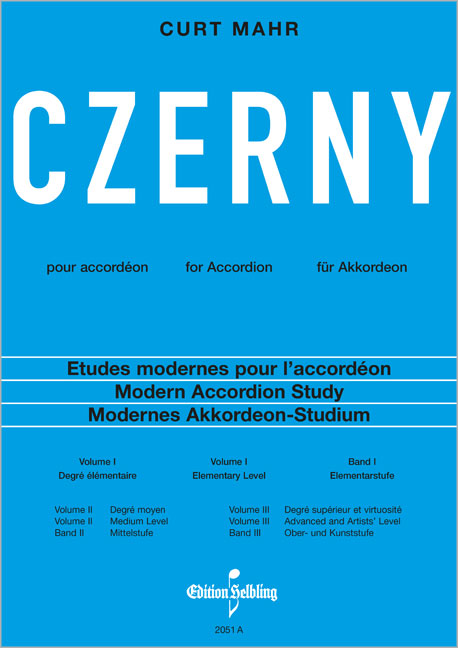 Czerny für Akkordeon - Band 1